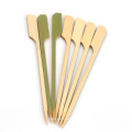 Wholesale Food Grade Eco-friendly Natural Bamboo Teppo Skewer Gun Shaped Flat Teppo Skewer